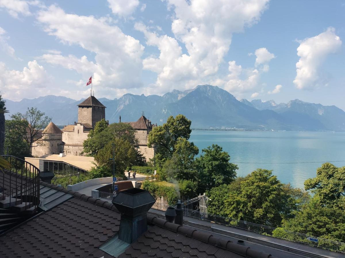 Castle View Aparthotel Veytaux Exterior foto